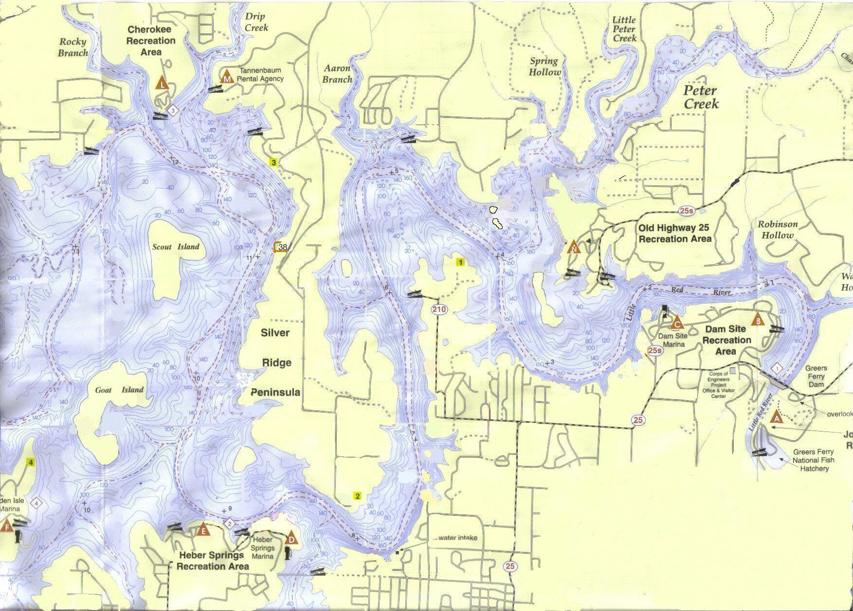 Cherokee Lake Depth Chart